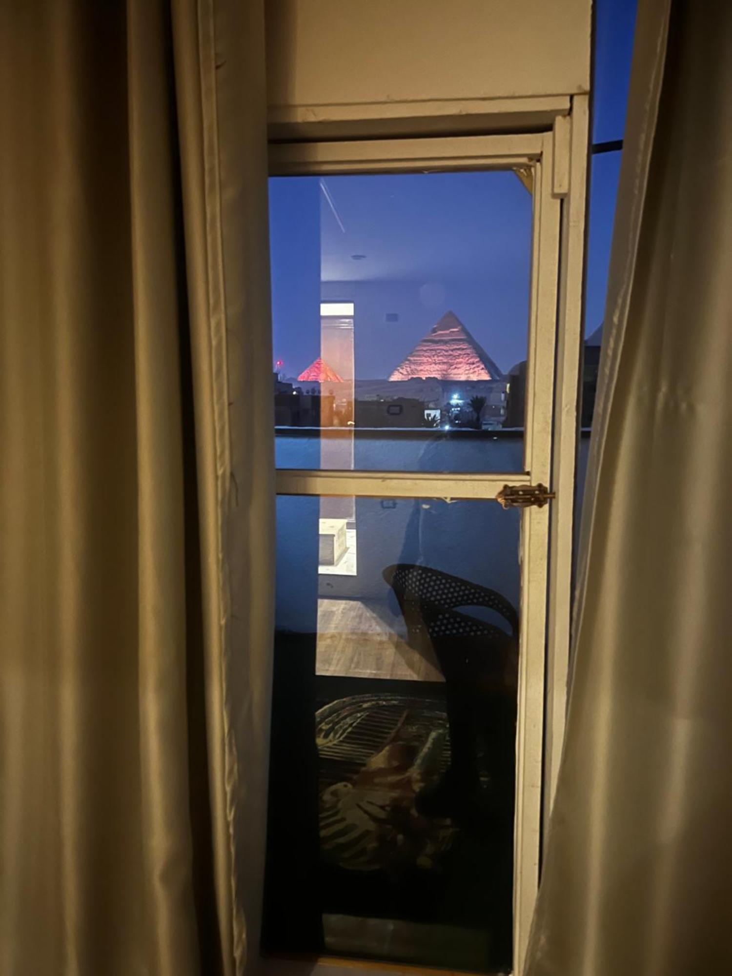 Piramide De Giza View Inn Kafrat al Jabal Exterior foto